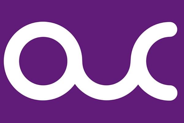 Simple OUC purple and white logo