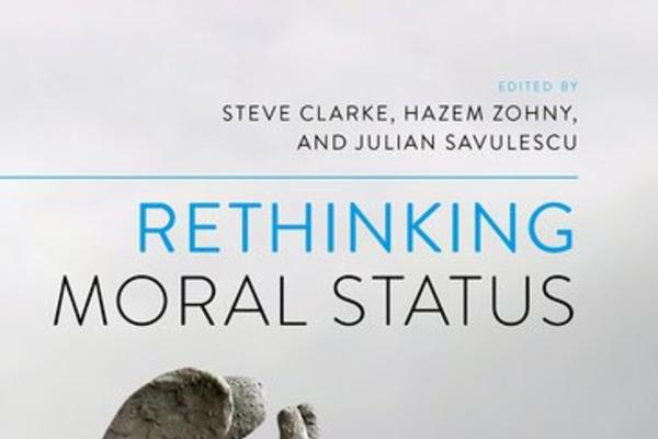 book cover rethinking moral status