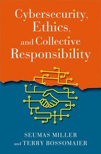 Blue and orange book cover showing printed circuitry in shape of a handshake 